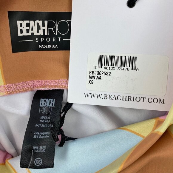 Beach Riot Pastel Waikiki Wave Geometric High Rise Full Length Piper Leggings XS - Picture 5 of 6